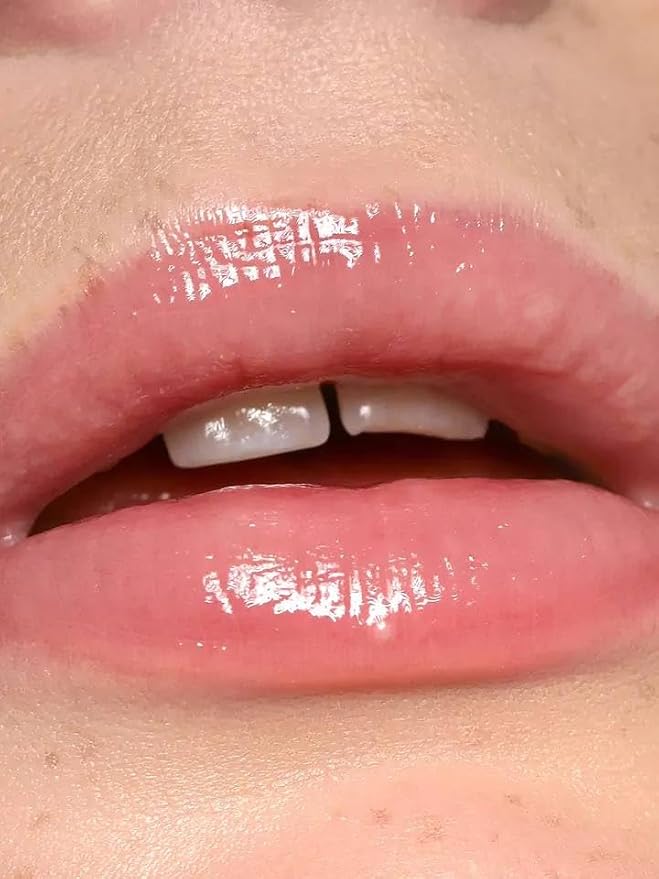 REFY Lip Gloss - Blush (Light, neutral pink) + Bonus Premium Korean Hydrating Sheet Masque