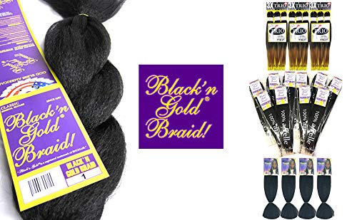 BNG 3X Pre-Stretched Braiding Hair, 28" Professional Itch Free Synthetic Fiber Braids Hair Extensions for Easy Braid, 3 PACKS (9 bundles), (#33 Dark Auburn)
