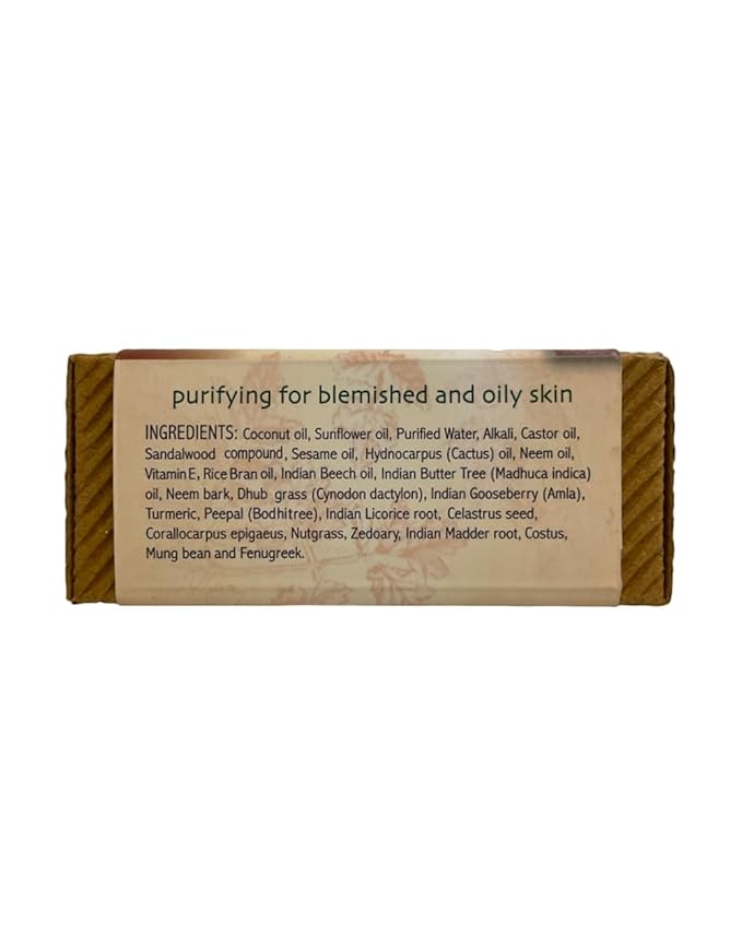 Auromere Ayurvedic Bar Soap, Sandal Turmeric - Eco Friendly, Handmade, Vegan, Cruelty Free, Natural, Non GMO (2.75 oz), 5 pack