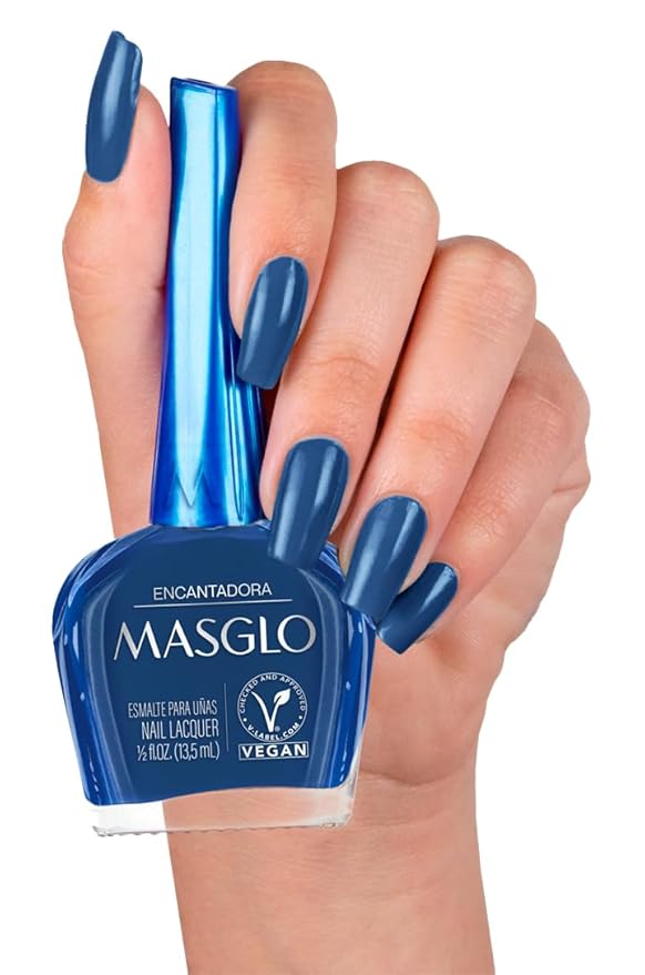 MASGLO Gel Evolution – Set of 3 Nail Polishes No UV/LED Lamp Needed, Fast-Drying, 12-Day Wear, 14-Free Formula, High-Gloss Finish, vegan (0.5 oz Each)