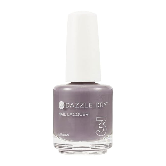 Dazzle Dry Nail Lacquer (Step 3) - Anticipation - An opaque dark slate gray with purple undertones. Full coverage cream. (0.5 fl oz)