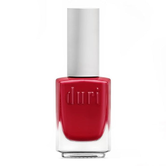 duri Nail Polish, 34 Pure Red, Red-Carpet Classic, Stylish, Modern, Full Coverage, Glossy Finish, Quick Drying, 0.45 Fl Oz, by Duri Cosmetics