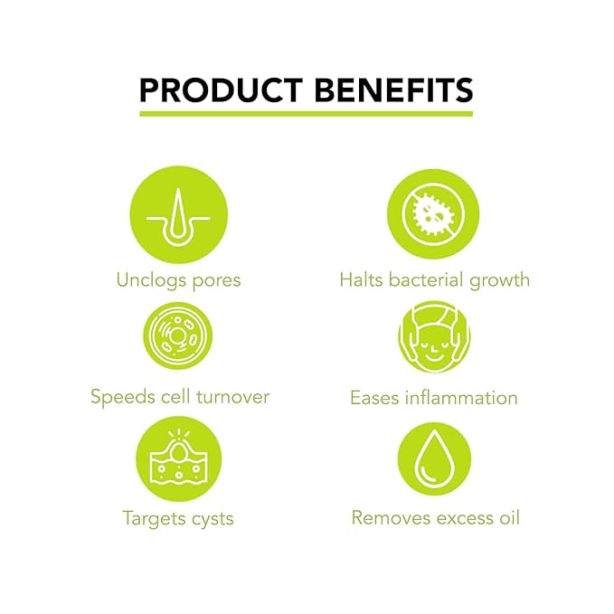 humane Benzoyl Peroxide Acne Body Wash - 10% Maximum-Strength Acne Treatment for Face, Skin, Butt, Back and Body - 16 Fl Oz - Dermatologist-Tested Non-Foaming Cleanser - Vegan, Cruelty-Free