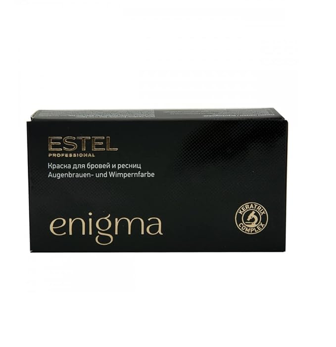 Estel Enigma BLACK COLOR Paint for Eyelashes and Eyebrows
