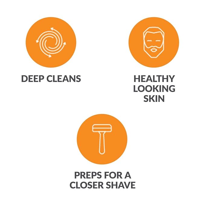 Clarisonic Men's Facial Cleansing Brush Head Replacement Compatible with Mia 1, Mia 2, Mia Fit, Alpha Fit, Smart Profile Uplift and Alpha Fit X, 1 Count