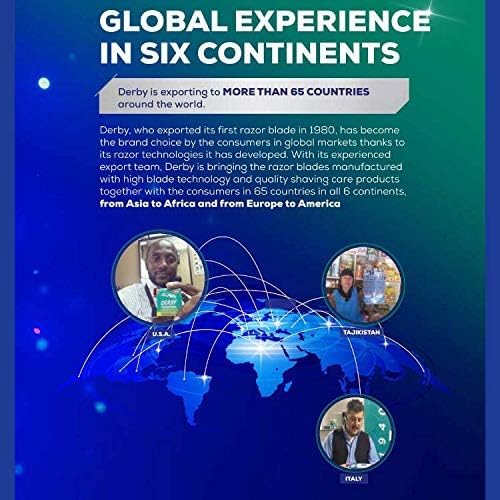 400 "Derby Premium" Single Edge Razor Blades for straight razor