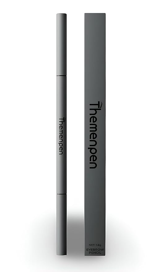 The Men Pen-Waterproof Eyebrow & Beard Filling Pen for Men | Microblading Effect | Waterproof, Sweatproof | Beard & Mustache Hair Darkener | 1 Ounce | Brown