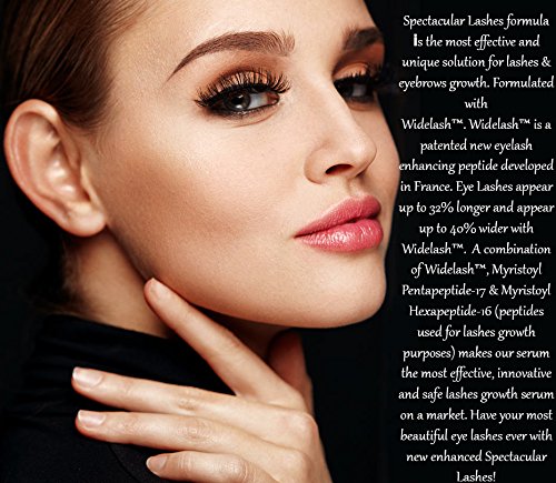 Eyelashes & Eyebrows Growth Products. Eyelash Growth Serum & Eyebrow Enhancer: “Spectacular Lashes”. Green Label Cosmetics