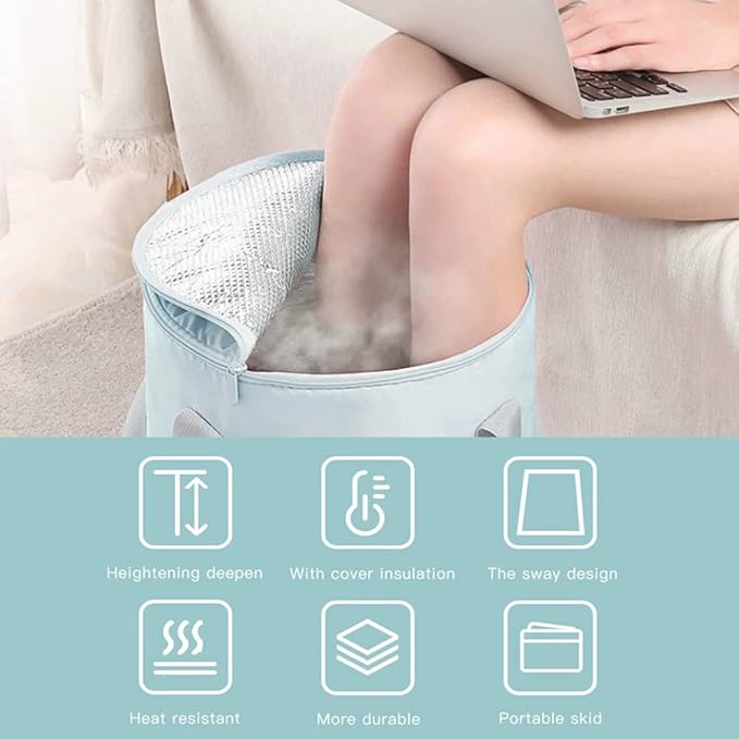 Ionic Foot Bath Detox Machine, Professional Ion Cleanse Ionic Detox Foot Bath Spa Machine with LED Display, Folding Foot Bucket,Far Infrared Belt, Spa at Home Detox As Birthday Gifts
