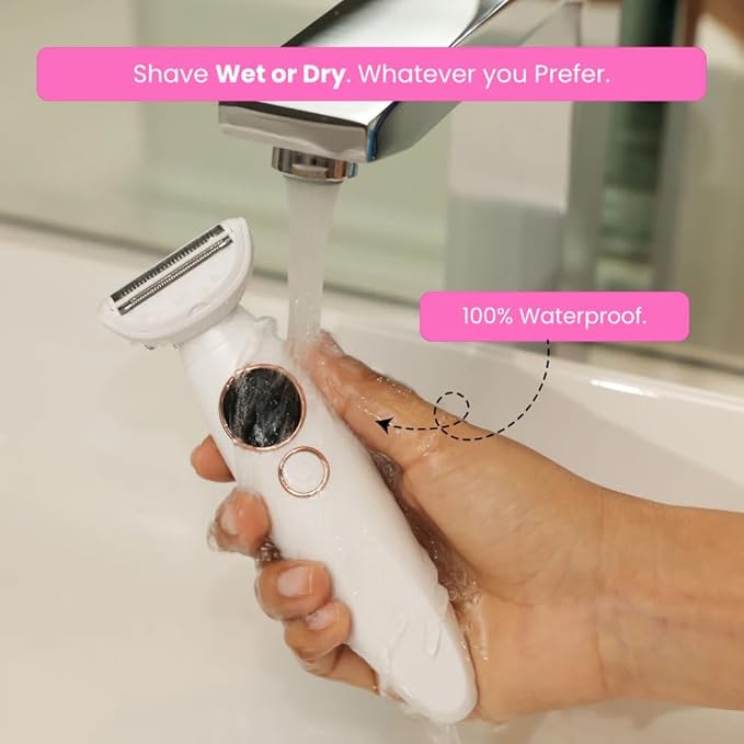 SmoothShave Razor for Women & Men – No More Ingrown Hairs, Razor Bumps, or Irritation – Safety Technology Prevents Nicks & Cuts – Silky-Smooth, Close Shave – Wet & Dry Use – Easy, Fast & Safe