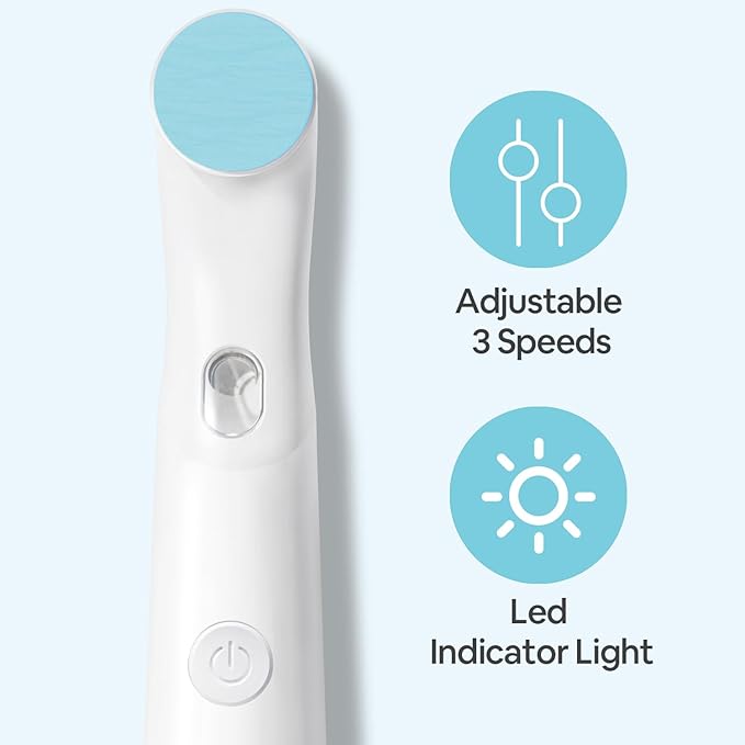 SUNMAY Electric Nail File Set, Rechargeable Nail Files and Buffers for Women Natural Gel Nails Toenails Salon with 4 Filing Discs, Professional Cordless Nail File Machine for Home Nail Pedicure