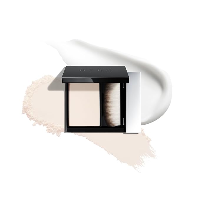 HERA Airy Blurring Powdered Primer for Poreless & Long-Lasting Korean Makeup | Moisturizing Powder from Cream for All Skin Types, Travel-Friendly Design, Smoothing and Oil Absorbing, 0.29 Oz (8.5g)
