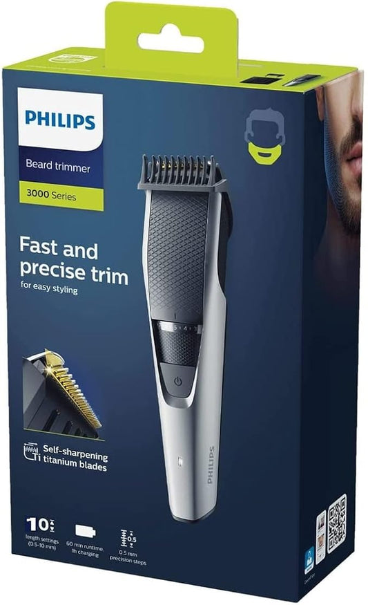 Philips BEARDTRIMMER Series 3000 BT3206/13 beard trimmer Black,Silver