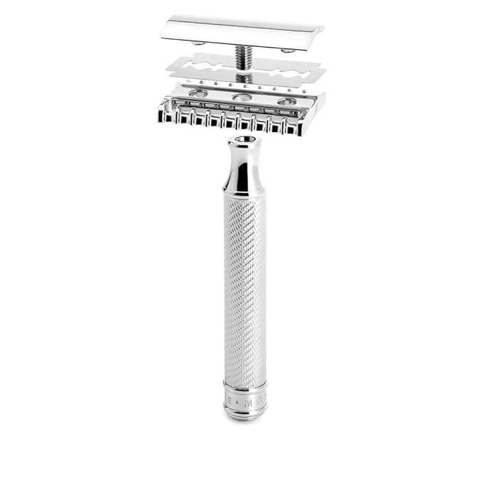 MÜHLE TRADITIONAL R41 Double Edge Safety Razor (Open Comb) For Men - Perfect for Every Day Use, Barbershop Quality Close Smooth Shave
