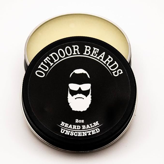 Beard Balm | 2 oz Cleansing Balm for Beards Short or Long | Beard Conditioner for Men | Essential Moisturizer for Every Man's Beard | Leave Hair and Skin Healthy (Unscented)