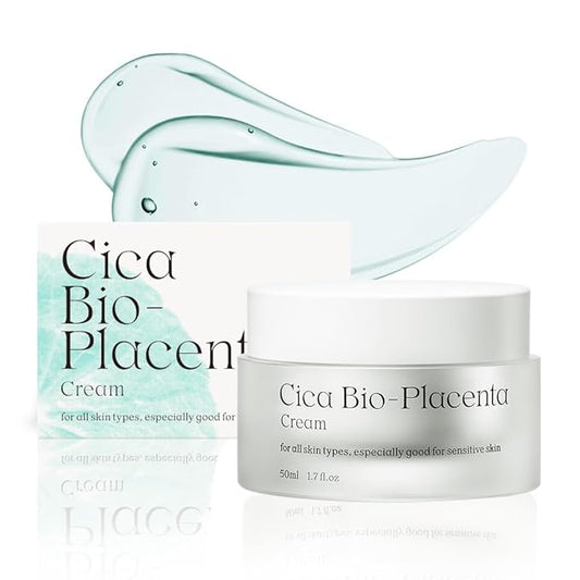 NDP Cica Cream - Gel Face Moisturizer for Sunburn Relief, lightweight Korean Moisturizer for Sensitive Skin, Centella Asiatica, Hydrating, Calming, Soothing (1.7 Fl oz / 50ml)