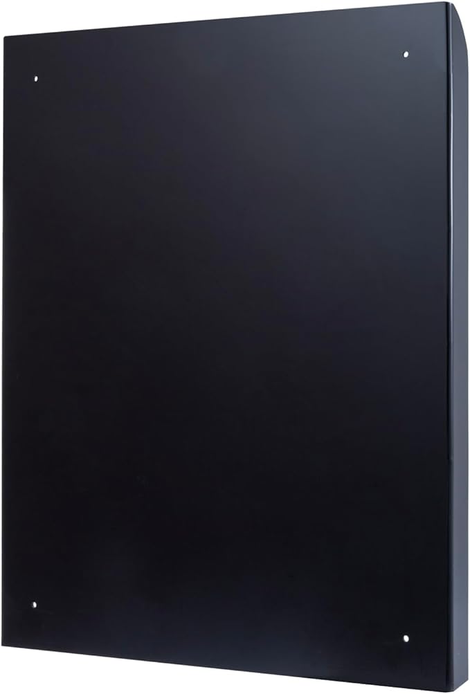 MyGift Black Premium Acrylic Wall Mounted Salon Nail Polish Rack, 6 Tier Display Shelf Storage Organizer - Holds up to 102 Nail Polish Bottles