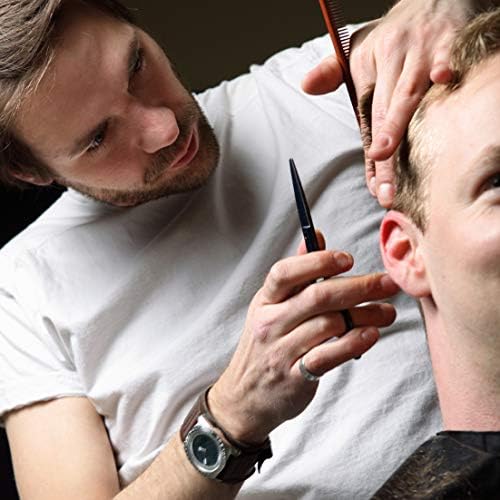 JW Shears Professional Hairdressing Shear, Thinner, Razor and Case Set (6.0" Black)