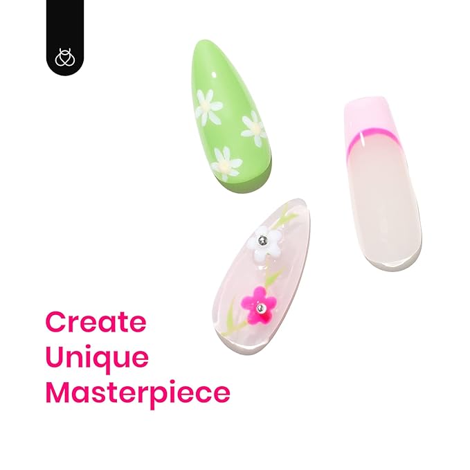 beetles Gel Polish Nail Set 36 Colors Floral Rhapsody Collection Pastel Bright Girly Sparkle Glitter Polish with 3Pcs Base Matte & Glossy Top Soak off Uv Lamp All Seasons Gifts for Her