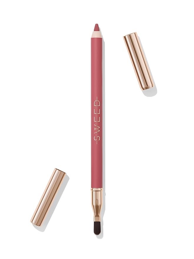 Sweed - Lip Liner Pencil | Color-Rich, Smudge + Feathering-Free | Jojoba Seed Oil to Moisturize + Nourish | Vegan, Cruelty-Free, Clean Beauty (Lou Lou)