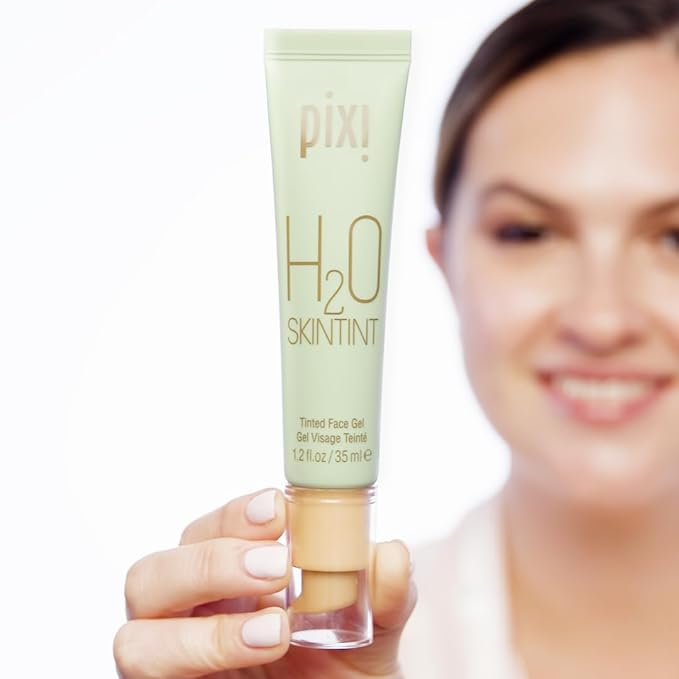 Pixi Beauty H2O SkinTint Tinted Face Gel, 1.2 fl oz / 35 ml, Cream