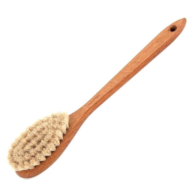IRIS Horsehair Oak Bath Brush - Gentle Cleansing - Bath & Body