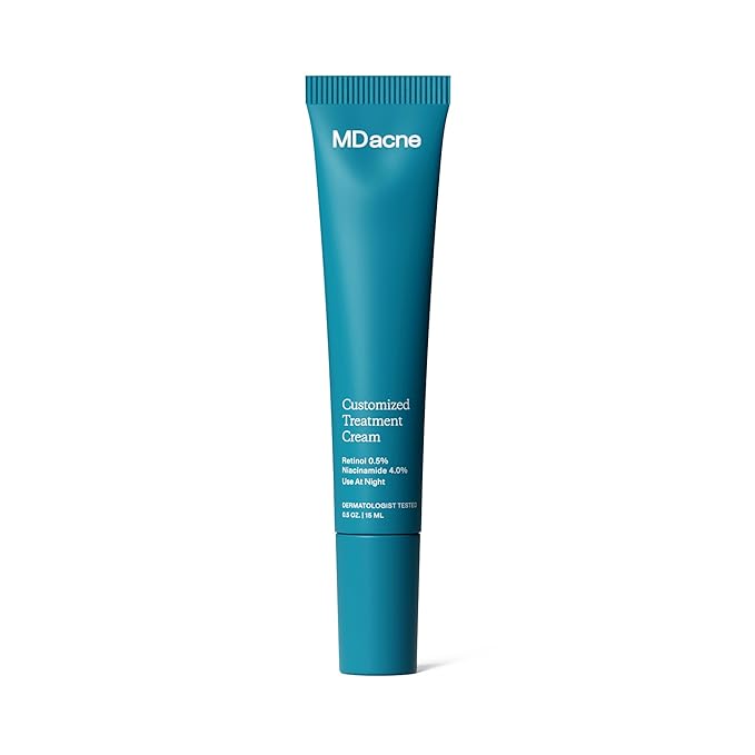 MDacne – Retinol 0.5% and Niacinamide 4% Cream, Reduces Blemishes and Improves Skin Texture without Irritation