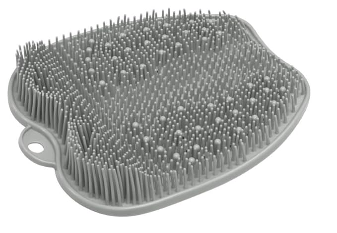 ZENVY Foot Silicone Foot Scrubber Massage Mat Set for Soothing at-Home Relaxation (Foot Scrubber Mat)