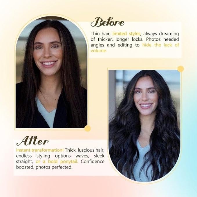 Natural Black Hair Extensions Clip in Real Human Hair 12 lnch 75g 100% Human Hair Clip ins for Full Head Soft Silky Straight Remy Hair Extensions for Wonmen