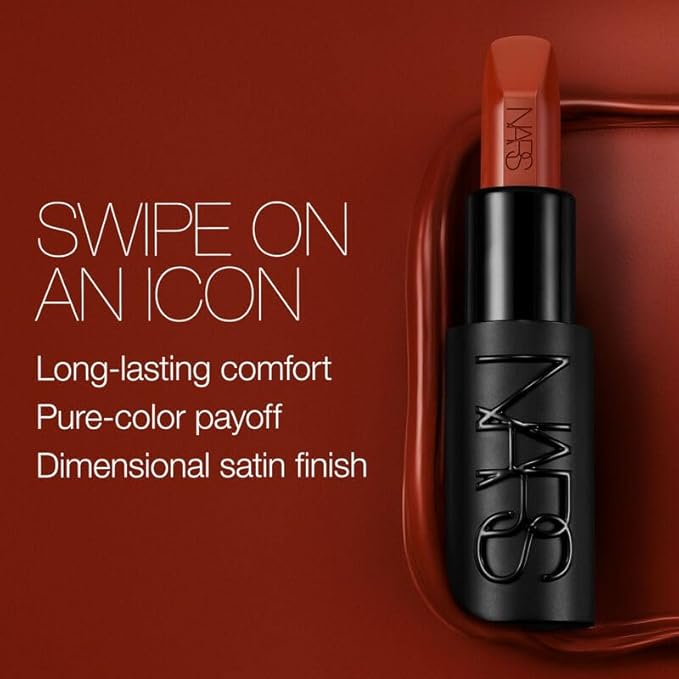 NARS Explicit Refillable Satin Lipstick – Body Heat 803, 0.13 oz / 3.8 g