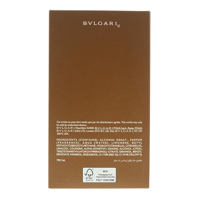 Bvlgari Man Terrae Essence by Bvlgari for Men - 3.4 oz EDP Spray