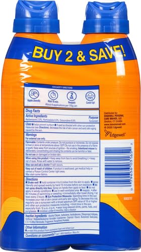 Banana Boat Sport Ultra SPF 30 Sunscreen Spray Twin Pack | Banana Boat Sunscreen Spray SPF 30, Spray On Sunscreen, Water Resistant Sunscreen, Oxybenzone Free Sunscreen Pack, 6oz each (Pack of 2)