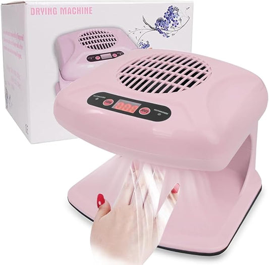 Nail Dryer for Regular Polish,300W Nail Drying Fan with Auto Sensor,Hot & Cold Air Nail Drying Fan for Salon & Home Manicure Use
