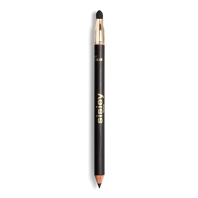 Sisley Paris Phyto-Khol Perfect, 1 Black - Long-Lasting Eyeliner Pencil - Enhances & Intensifies the Eyes - Smudge-Tip Applicator, Made-to-Measure Sharpener - Suitable for Sensitive Eyes