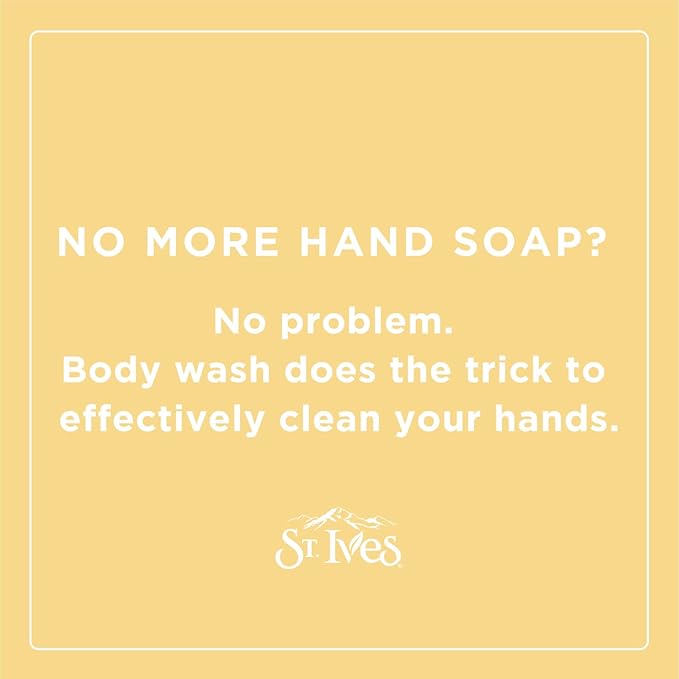 St. Ives Body Wash - Soothing Moisturizing Cleanser with Oatmeal & Shea Butter, Made with Plant-Based Cleansers and 100% Natural Extracts, 16 Oz Ea (Pack of 6)