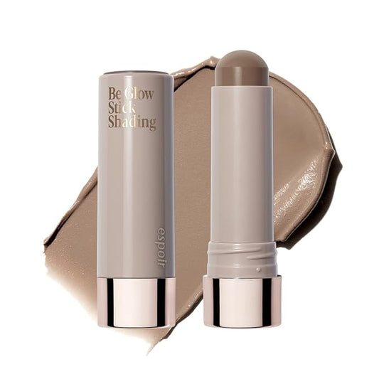 espoir Be Glow Shading Stick Contour │Smooth Gliding Face Shaping Makeup │ Subtle Contour Color fo Natural Look on Face │Creamy Solid Texture (Neutral Gray, Stick)