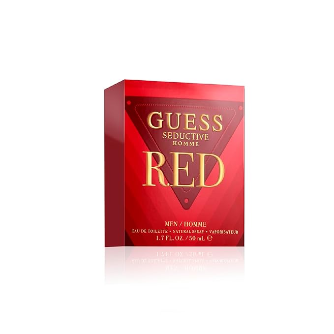 Guess Seductive Red Men/Homme Eau de Toilette Cologne Spray For Men, 1.7 Fl. Oz.