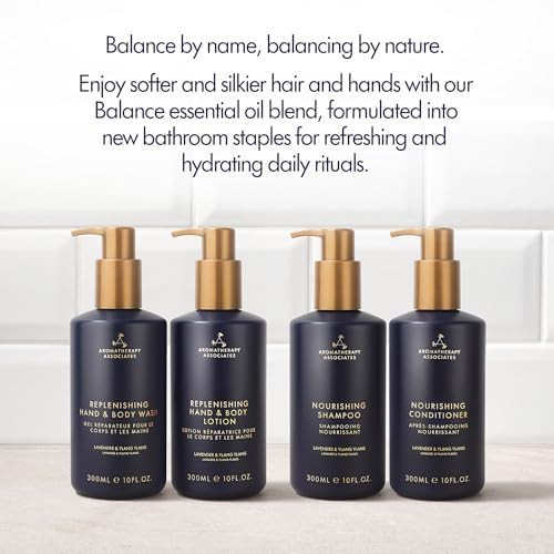 Aromatherapy Associates Balance Replenishing Hand and Body Lotion Skin Care, Fresh Moisturizing Hand Lotion for Women and Men, 10 fl. oz.