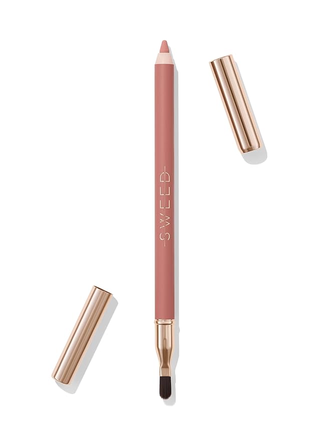 Sweed - Lip Liner Pencil | Color-Rich, Smudge + Feathering-Free | Jojoba Seed Oil to Moisturize + Nourish | Vegan, Cruelty-Free, Clean Beauty (Barely There)
