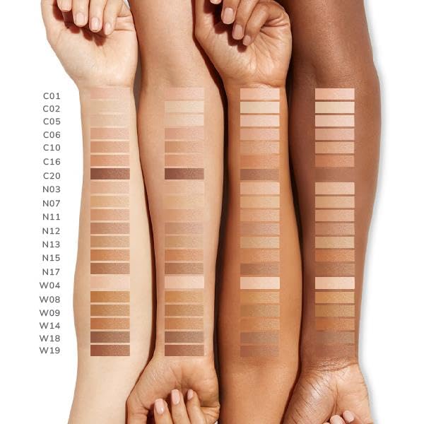 FARMASi Vfx Pro Foundation, Full Coverage Liquid Cream, Lightweight Long Lasting Coverage, Breathable Skin Moisturizer with Color True Matte Blending, Face Makeup, 1 fl. oz / 30 ml - Porcelain 05