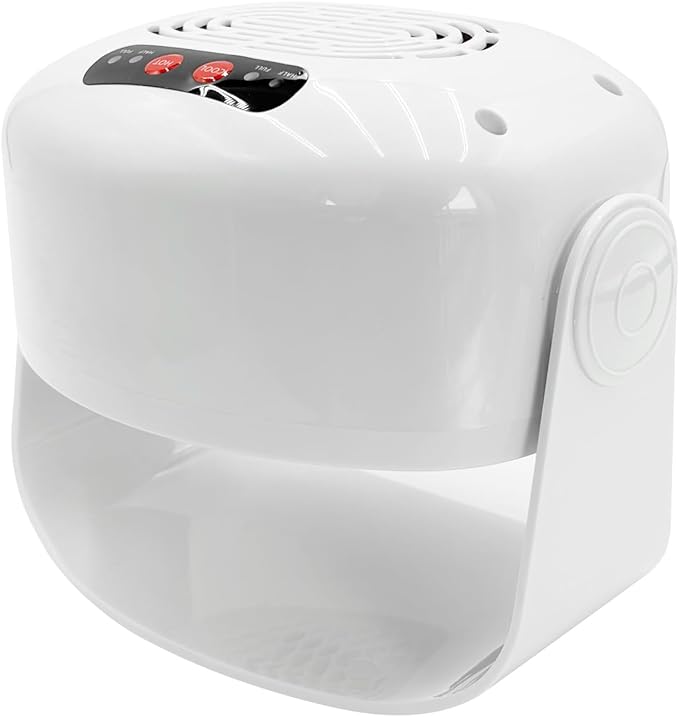 Nail Dryer for Regular Polish, Rotating Regular Polish Nail Dryer Fan with Hot and Cool Air, Professional Air Nail Fan for Salon and Home Use