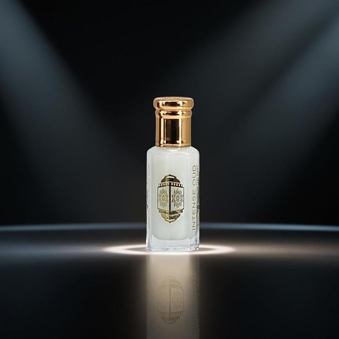 INTENSE OUD Musk Tahara Arabian Perfume Oil for Men & Women, Long Lasting Alcohol-Free Concentrated Fragrance, 12ml (0.40 oz) in Black Gift Box, White Musk & Vanilla Notes