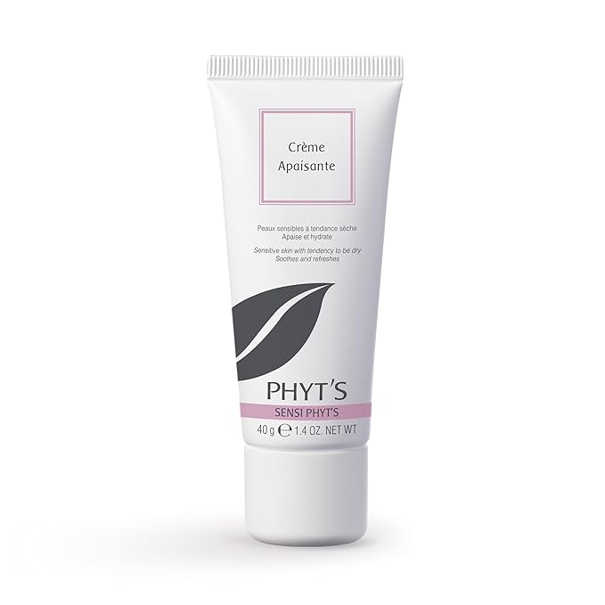 Phyts Soothing Cream - Face Moisturizer Ideal for Dry and Sensitive Skin - Reduces Discomfort and Redness - Fragrance-Free Vegan Face Cream - 1.4 oz