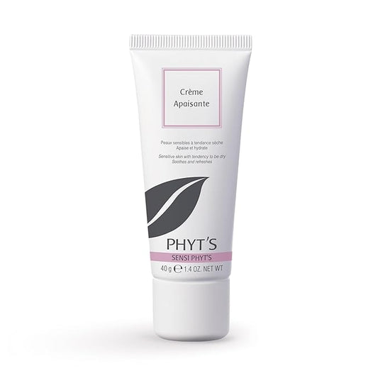 Phyts Soothing Cream - Face Moisturizer Ideal for Dry and Sensitive Skin - Reduces Discomfort and Redness - Fragrance-Free Vegan Face Cream - 1.4 oz