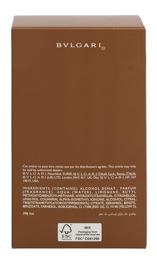 Bvlgari Man Terrae Essence by Bvlgari for Men - 3.4 oz EDP Spray