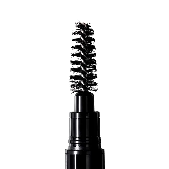 Arches & Halos 2-In-1 Defining Eyebrow Pencil And Powder - Shapes And Fills In Sparse Brows For Natural Look - Soft Textured Powder Formula - Dual Ended With Spoolie Brush - Mocha Blonde - 0.017 Oz