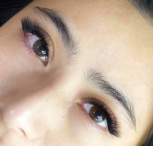 8D PREMADE (HAND MADE) FAN LASHES (500 FANS/TRAY) FOR EYELASH EXTENSION, C CURL AND D CURL AND M CURL, 0.07 THICKNESS, LENGTH FROM 10MM-15MM (M15mm8D)