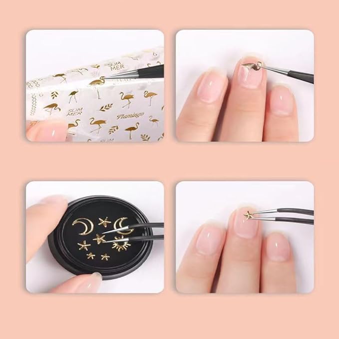 Nail Art Tweezers for Nail Art Nail Sticker Tweezer Eyelash Extension Tweezers