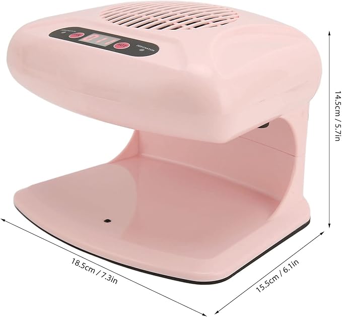 Nail Dryer for Regular Polish, Nail Drying Fan with Auto Sensor, Hot & Cold Air Nail Dryer Fan for Home and Salon Use