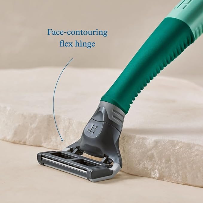 Harry's Shaving Kit for Men - Razor Handle, 9 Razor Blade Refill Cartridges, and Foaming Shave Gel - Shaving Gift Set for Him - Sage